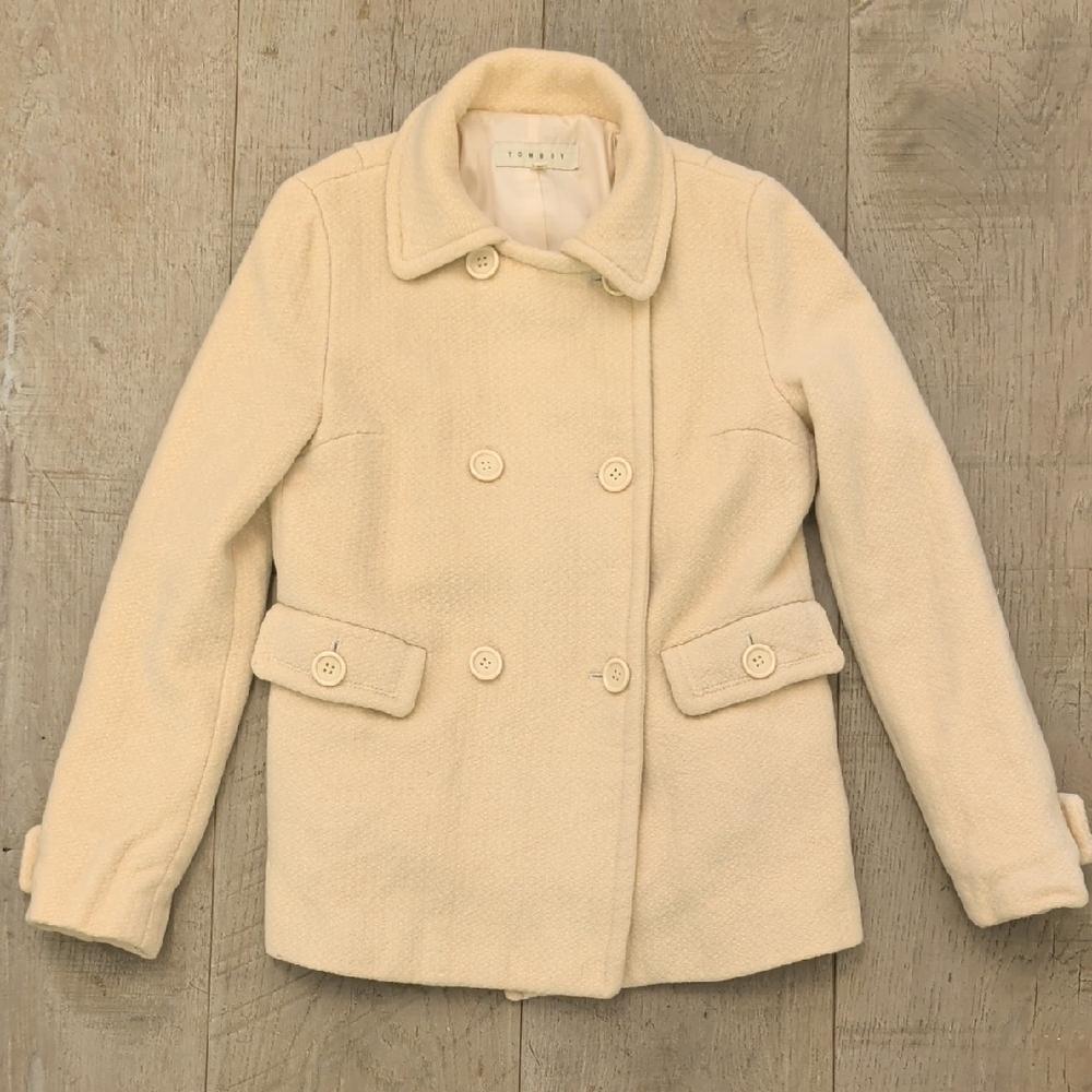 Tomboy Double-Breasted Women's Peacoat Size XS